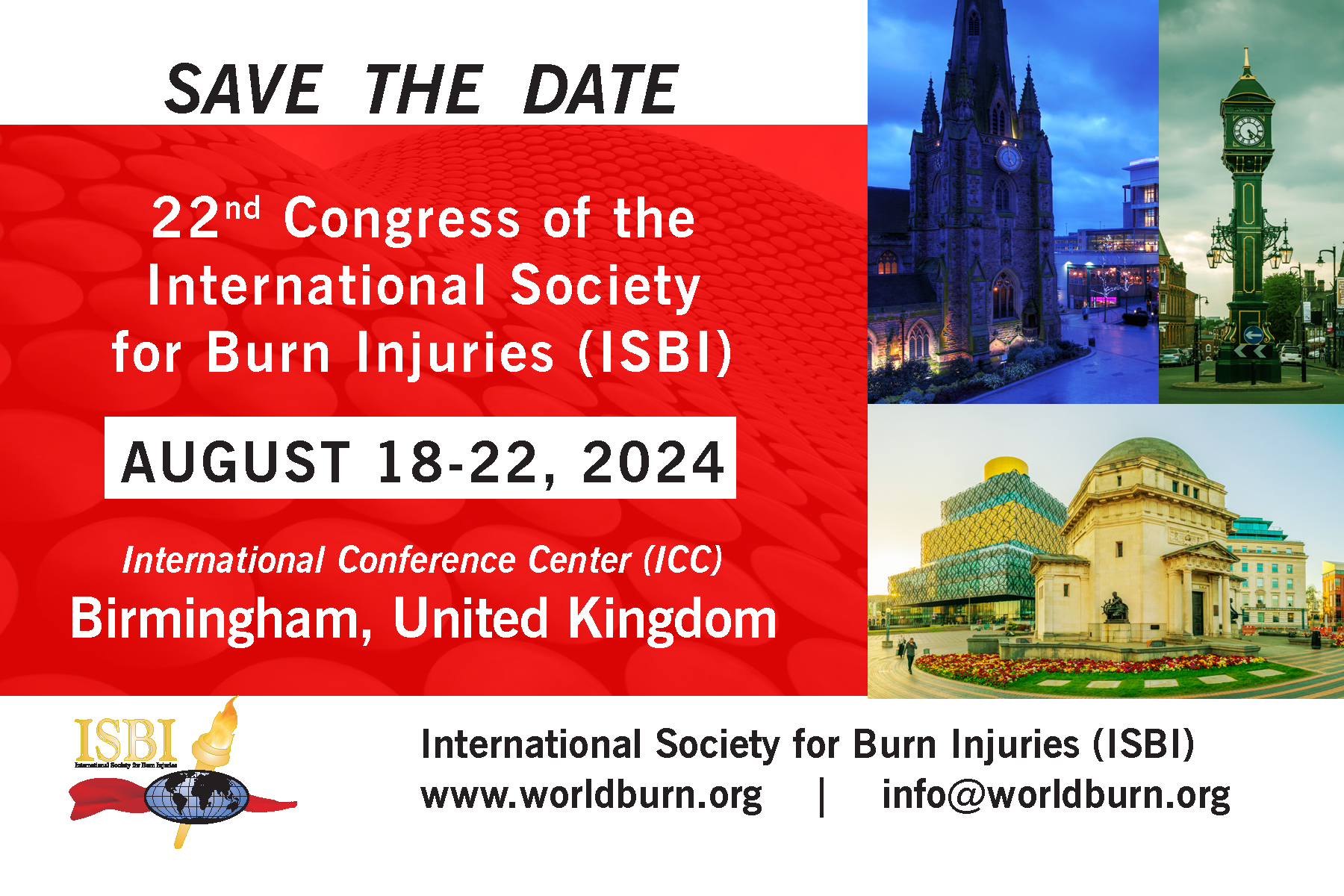 ISBI Congress 2024 International Society for Burns Injuries